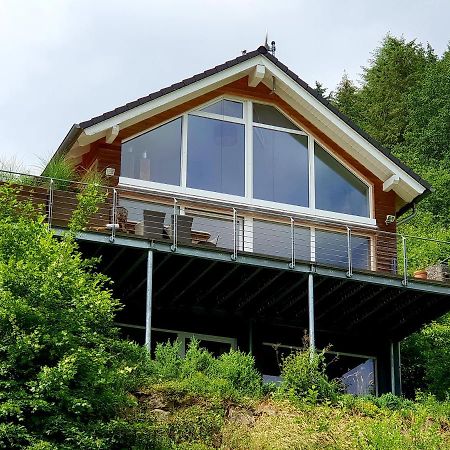 River Mosel Holiday Homes, Meerfeld Studio With A Lake View Bagian luar foto