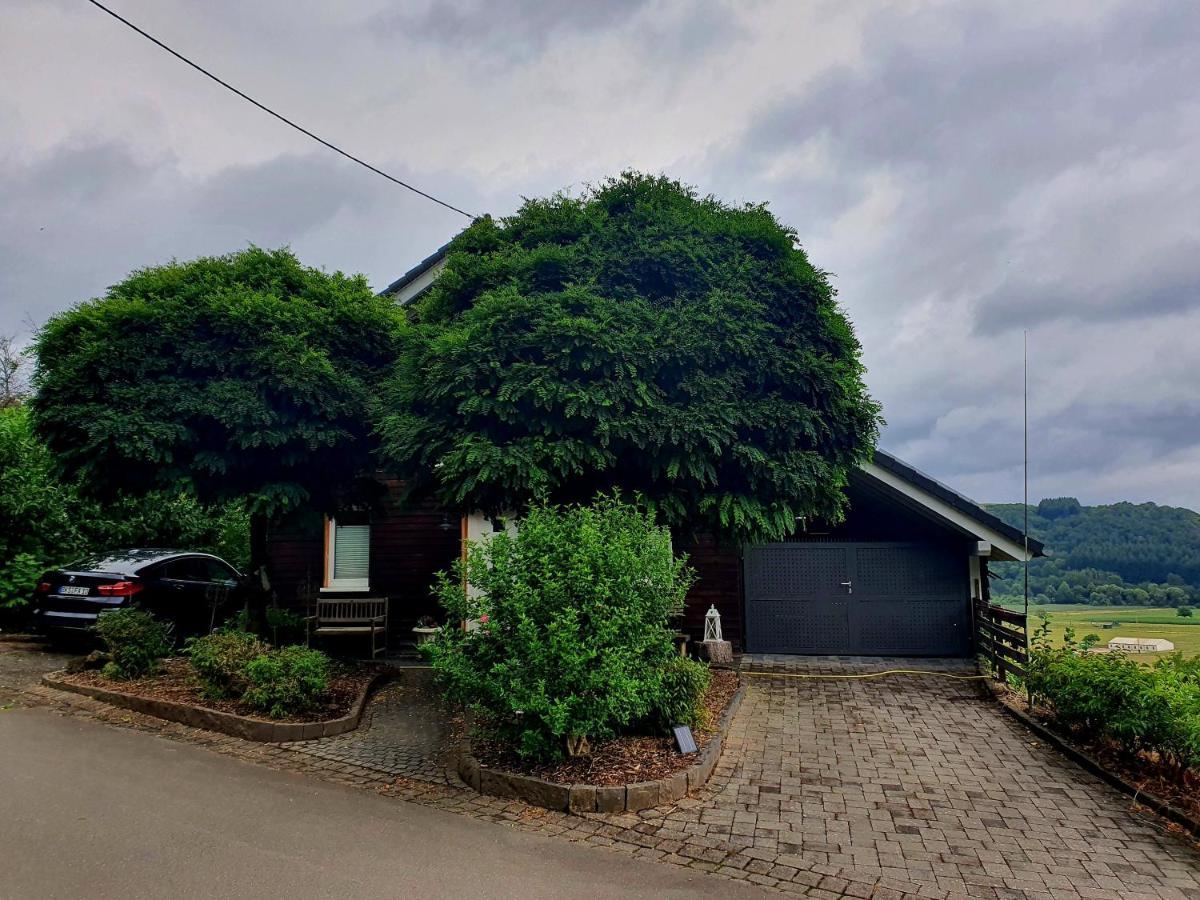 River Mosel Holiday Homes, Meerfeld Studio With A Lake View Bagian luar foto